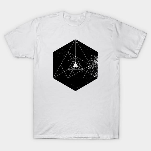 Geometric Triangles T-Shirt by ProgrammerHumor